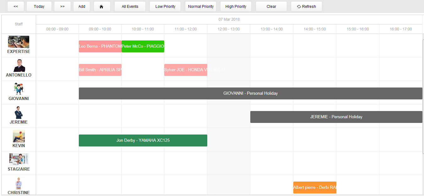 Gantt Chart Filemaker 11