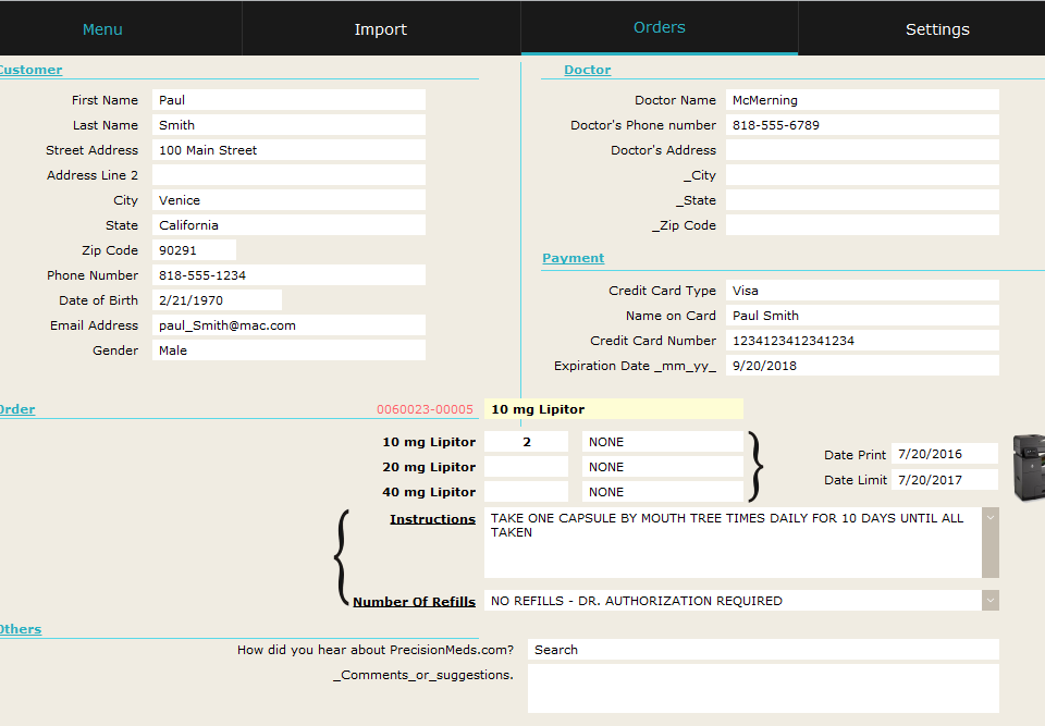 Filemaker pro medical records template