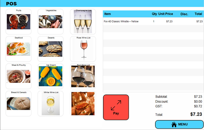 Filemaker POS Pos app