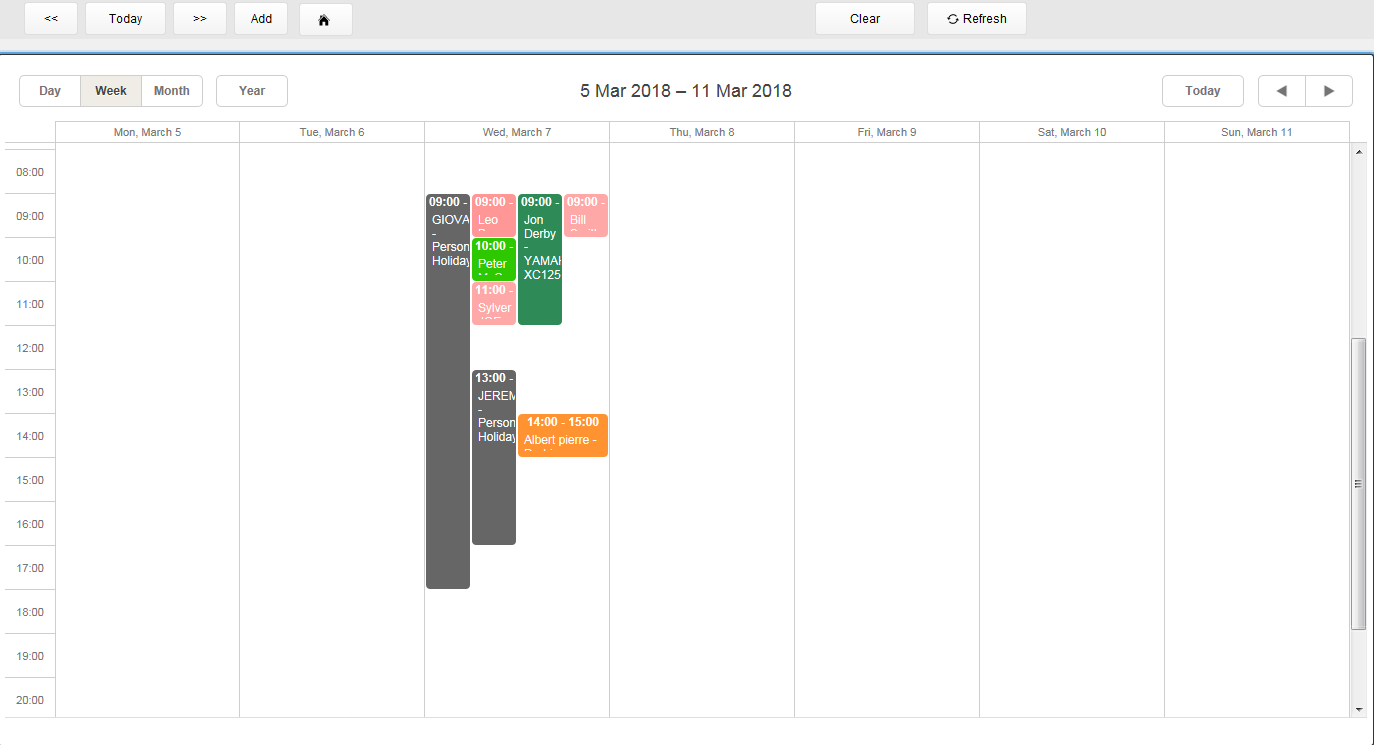Filemaker Calendar Integration Creating comparison charts with Filemaker