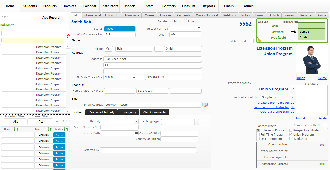 Filemaker School Database Filemaker database School App Woocommerce Integration | Oseaco