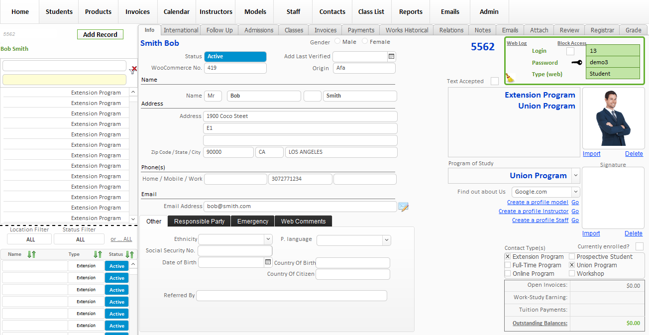 Filemaker database School App Woocommerce Integration | Oseaco