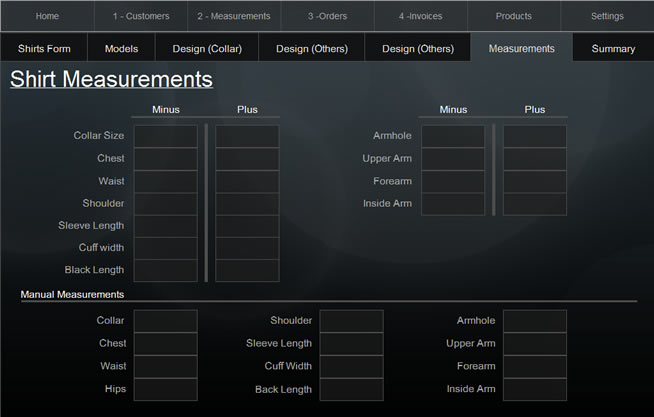 Custom tailoring Suit Filemaker developpeur