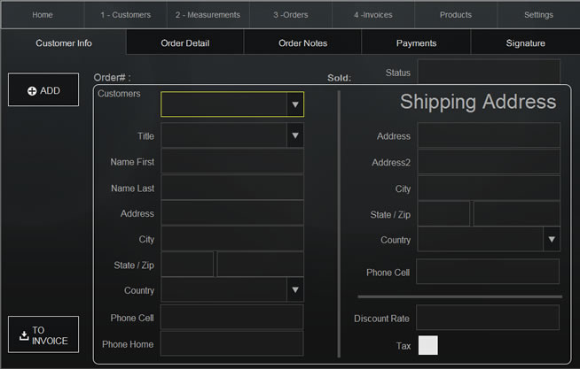 Custom tailoring Suit Filemaker developpeur France