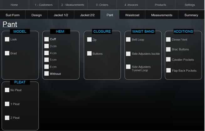 Custom tailoring software Filemaker developpeur Belgique